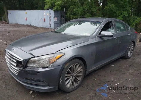 2015 Hyundai Genesis 3.8 from USA, damaged, VIN KMHGN4JE6FU070150